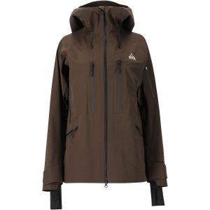 sos  kula w 3l shell jacket -brown